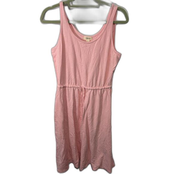 Style & Co Dresses & Skirts - Style & Co Women's Drawstring-Waist Cotton Knee Length Dress Pink Medium